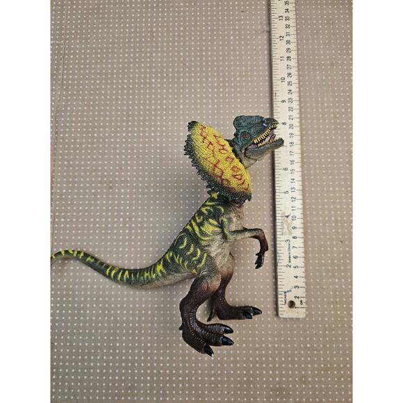 2020 Adventure Force Dilophosaurus Realistic Sturdy Plastic Dinosaur Figure - Picture 9 of 13